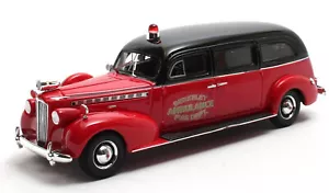 wonderful modelcar 1/43 PACKARD HENNEY BERKELEY FIRE DPT. AMBULANCE/HEARSE 1940 - Picture 1 of 2