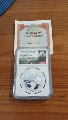 2018-S-Santa Clara Coin Expo Panda First Day Issue PF-70 U.C.-With C.O.A. - Image 1 of 3