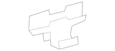 Mercedes Benz 0019918071 Fastening Clip Trim Left Side OEM 2015–2023 C63 C43 AMG - Imagem 1 de 2