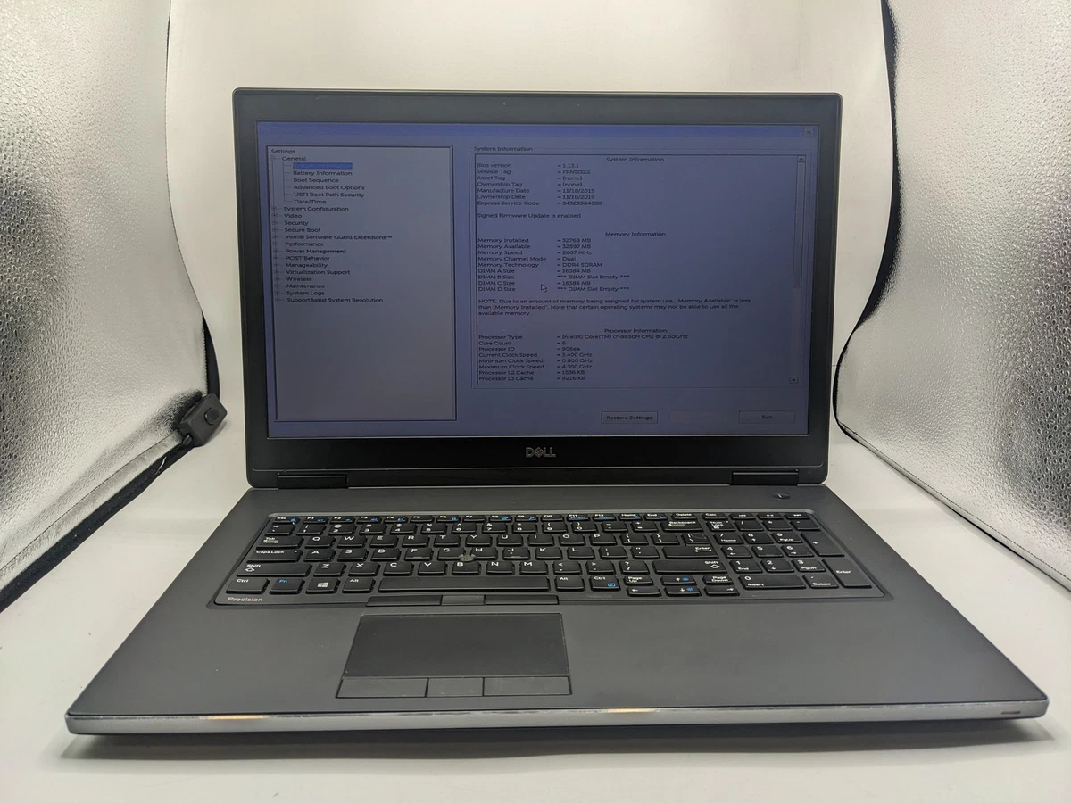 未使用級 Dell Precision 7730 ノートPC Dell Precision 7730 Core i7 /8 GB/500 GB 【公式通販】