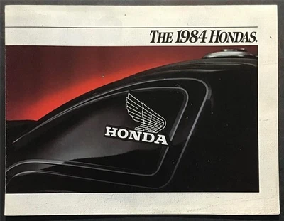 HONDA Motorcycle Range Sales Brochure 1984 Canada - Image 1 of 3