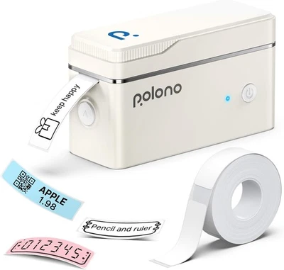 POLONO P31S Label Maker Bluetooth Thermal Printer Portable Sticker Machine - Image 1 of 4