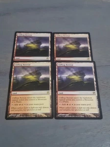 MTG Clifftop Retreat X4 Innistrad Rare Card Great Condition - Picture 1 of 3