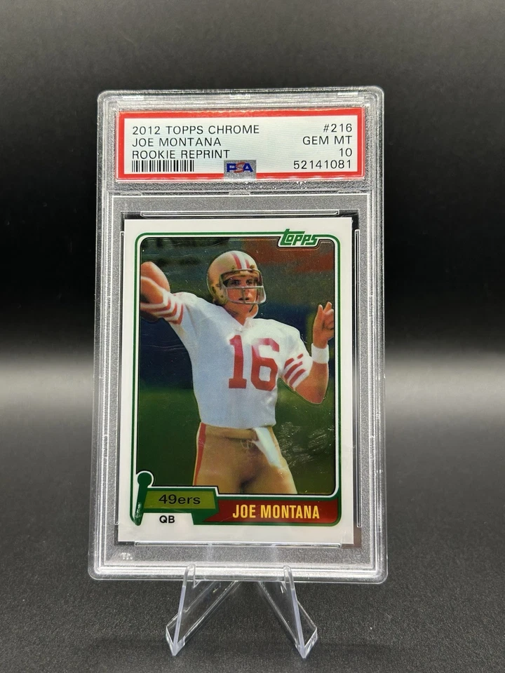 2012 Topps Chrome - Quarterback Rookie Reimpresión Joe Montana #216 Foto 1 de 2