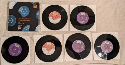 The Great British Psychedelic Box 6 -  7" Tintern Abbey Accent Virgin Sleep Ice - Image 1 of 4