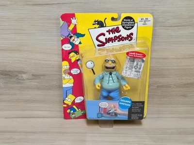 Figura interactiva Playmates Los Simpson abuelo Simpson World of Springfield nueva Foto 1 de 4