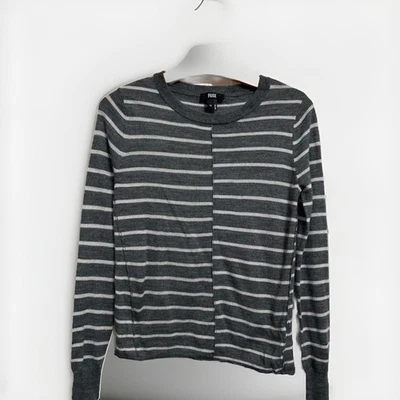 Suéter PAIGE Mezcla Lana Merino XS Gris Rayas Foto 1 de 4