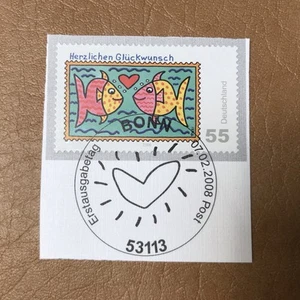 2008 - Mi.Nr. 2645 - Sello de saludo: Enhorabuena - ESST Bonn - Imagen 1 de 3