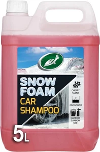 Turtle Wax Cherry Snow Foam 53111 Thick Rich Car Shampoo Wash Removes Road 5L UK - Picture 1 of 7