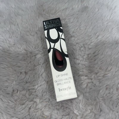 BENEFIT ULTRA SHINES FOXY LADY ROSE IRIDESCENT SHIMMER LIPGLOSS LIP SHINE - Image 1 of 3