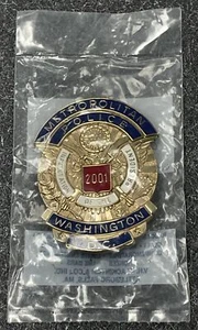 DC Metropolitan 2001 Presidential Inauguration Commemorative Badge Blackinton - Picture 1 of 2