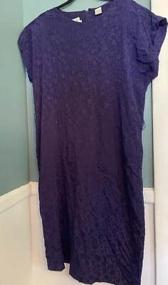 Leslie Fay Vintage Dress - 18W - Shirt Sleeve Sheath Dress- Floral Print  - Image 1 of 4