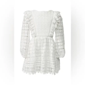 Bardot Junior Ivory Heart Long Sleeve Lace Dress Girls 8 NWT Wedding Flower Girl - Picture 1 of 12