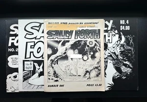 Sally Forth #1-4 Good Girl Arte JUEGO COMPLETO Militar 1 2 3 4 Wally Wood GGA 1977 - Imagen 1 de 14