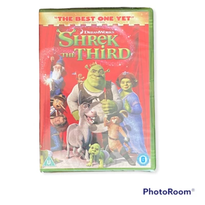 Shrek The Third DVD 2007 Dreamworks Animation cert U Sealed - Image 1 of 3