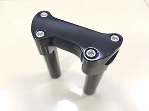 5.5" Handlebar Riser 1" Top Clamp For Harley Night Train Low Rider Softail FLSTN - Picture 1 of 10