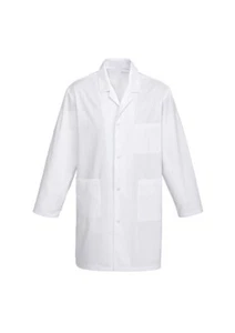 Biz Collection Adult Uni Sex Classic Lab Coat White H132ML Size L New Tags - Picture 1 of 10