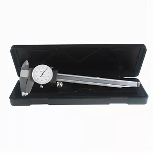 Pinza quadrante 6" 0,001 acciaio inox antiurto misura a 4 vie con plastica - Foto 1 di 7