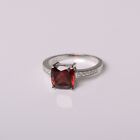 Red Garnet Ring-January Birthstone Garnet Ring-Garnet Jewelry Women's Gift Ring