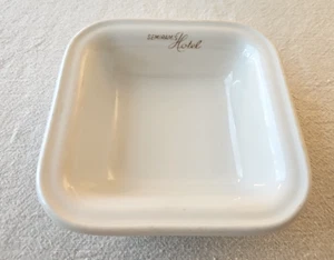 Plato cuadrado de porcelana vintage Semiramis Hotel 6,75" cuadrado de Rosenthal alemán - Imagen 1 de 4