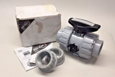 IPEX 353026 Ball Valve 871705 VKD 2-inch CPVC DN50 63-2 PN16 FPM - Image 1 of 4