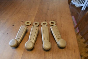 Genuine Volvo 240 244 245 240DL Tan Window Cranks, Set of four (4) Refurbished - Picture 1 of 4