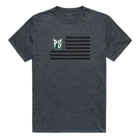 Portland State University Vikings NCAA Flag Tee T-Shirt Cover