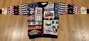 The Eagle’s Eye Sweater M Home Is where the Heart Is 1990 Collector’s - Picture 1 of 12