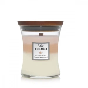 WoodWick Island Getaway Trilogy Medium Soy Wax Candle Scented Fragrance Splosh - Bild 1 von 6