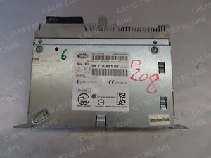 9811066180 NAVIGATIONSEMPFÄNGER NAV E1 MULTIMEDIA AUDIO RADIO MP3 PEUGEOT 208 - Bild 1 von 12