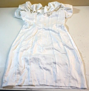 WOMEN'S OFF THE SHOULDER COCKTAIL DRESS WHITE XL NEW!!! READ AD - Picture 1 of 4