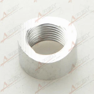 Pre-curved Weld O2 Oxygen Sensor Bung 18mm x 1.5 M18 X 1.5 T304 Stainless Steel - Picture 1 of 4