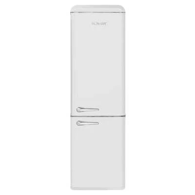 Bomann KGR 7328.1 Retro-Kühl-Gefrierkombination, 54,5cm breit, 250l, LED-Innenra - Bild 1 von 4