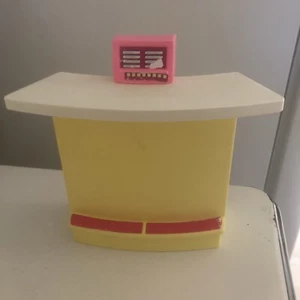 VINTAGE BARBIE 1988 MATTEL SODA SHOPPE SHOP FOUNTAIN REPLACEMENT COUNTER - Picture 1 of 4
