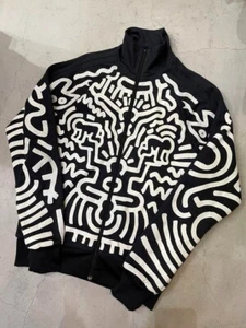 Adidas Jeremy Scott Keith Haring Men's Suit Jacket BK2 Collaboration Rare Size S - Picture 1 of 9