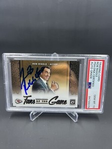 Rob Riggle Signed 2019 Donruss Optic Fans Of The Game PSA/DNA Auto Grade 10