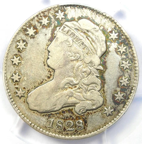 1828 Capped Bust Quarter 25C - PCGS VF Details - Rare Coin - Scarce Date! Cover