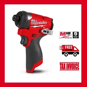 Milwaukee M12FID2 12V Cordless Fuel 1/4" Hex Impact - 5 Year Warranty - M12 - Picture 1 of 2