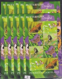 MA 10X PENRHYN 2020 - MNH - MARIPOSAS - NATURALEZA - Imagen 1 de 1