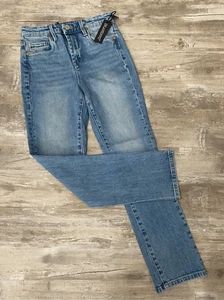 Blank NYC The Madison Crop High-Rise Jeans Light Wash Women’s Sz 2/26 Waist - Picture 1 of 6