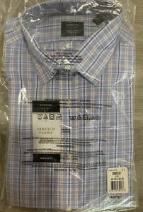 Herren Pfeil Stretch Stoff normale Passform Anzughemd Rubin Größe 15-15,5 32-33 - Bild 1 von 3