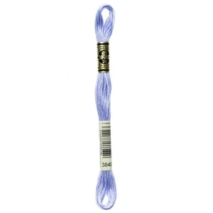 DMC 6-Strand Embroidery Cotton 8.7yd-Light Lavender Blue - 12 Pack - Picture 1 of 1