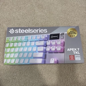 Apex 7 TKL Steel Series Mechanical Gaming Keyboard – OLED Smart Display New - Picture 1 of 8