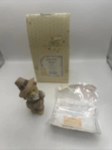 Estatuilla Cherished Teddies JEDEDIAH 1994-Giving Thanks for Friends 617091 Enesco - Imagen 1 de 4
