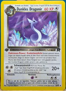 POKEMON - Team Rocket - Dunkles Dragonir - 33/82 - 1. Edition - deutsch - Bild 1 von 2