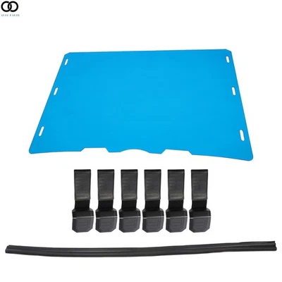 2010-2014 For Polaris Ranger Midsize 400 500 570 800 EV 500 Crew Full Windshield - Image 1 of 4