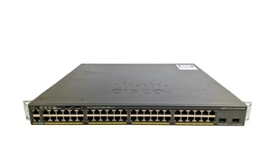 Cisco WS-C2960X-48FPD-L 48-Port Gigabit PoE+ Switch 2 x 10G SFP+ - Photo 1/1
