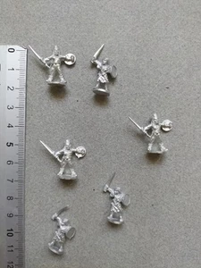 6 x THAIN WARRIORS 4504METAL MINIATURE 15MM/ DEMONWORLD - Imagen 1 de 1