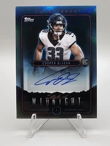 2024 Topps Stroke of Midnight Autograph SMA-CD Cooper DeJean RC 💥 Eagles - Bild 1 von 2