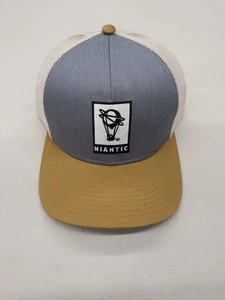 Cap America Niantic Mesh Snapback Cap Gray Gold One Size i3038 - Picture 1 of 2